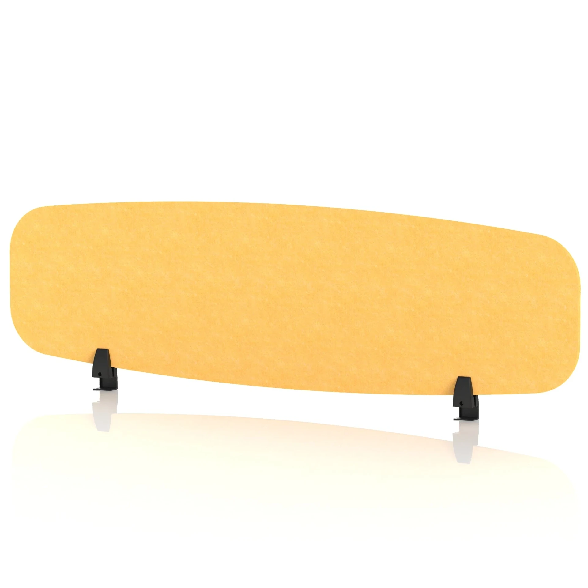 Sch! Oblong Acoustic Desk Screen in Recycled PET Felt