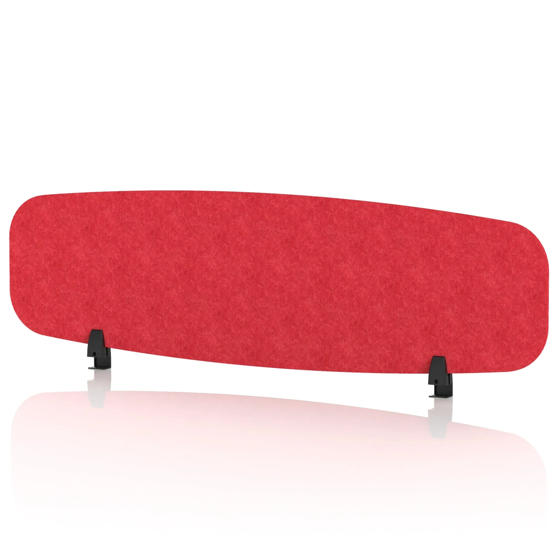 Sch! Oblong Acoustic Desk Screen in Recycled PET Felt