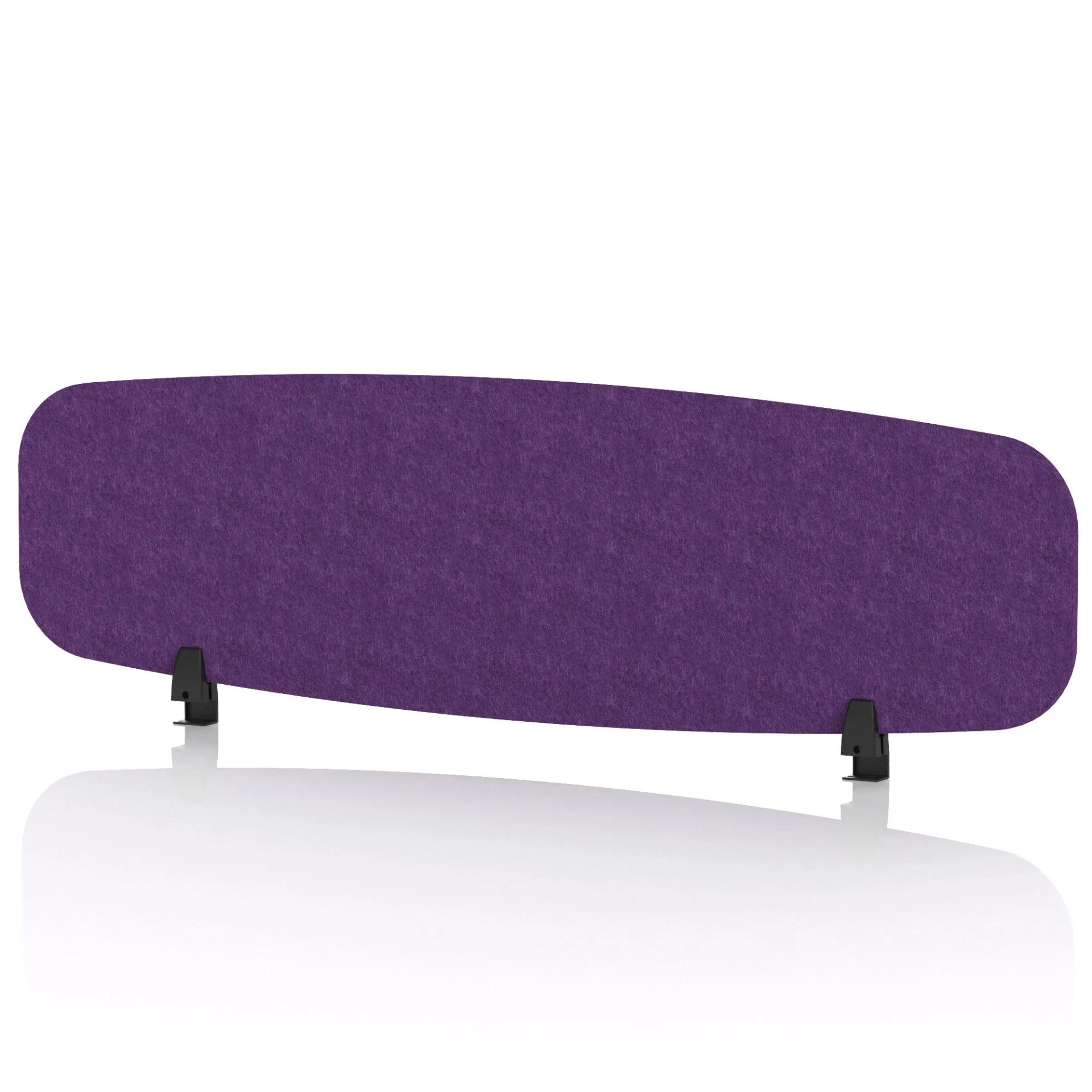 Sch! Oblong Acoustic Desk Screen in Recycled PET Felt