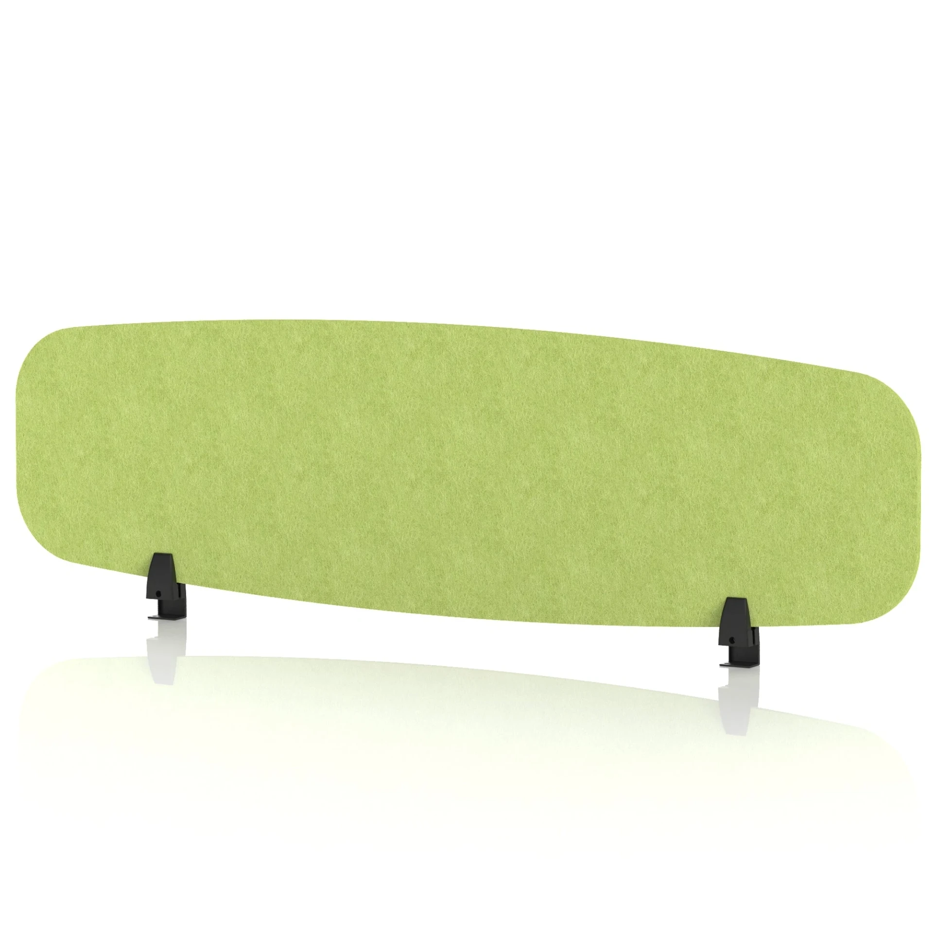 Sch! Oblong Acoustic Desk Screen in Recycled PET Felt