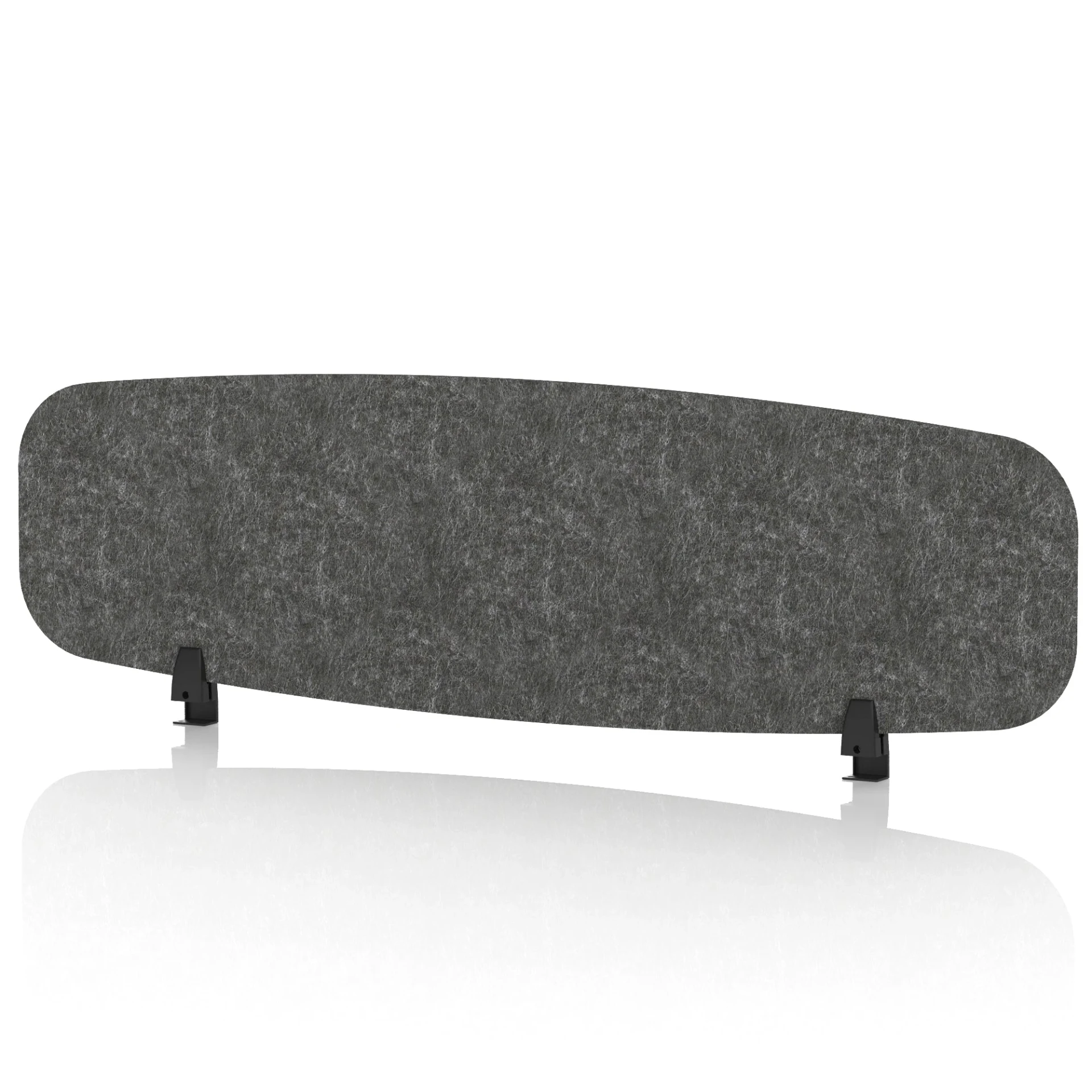 Sch! Oblong Acoustic Desk Screen in Recycled PET Felt