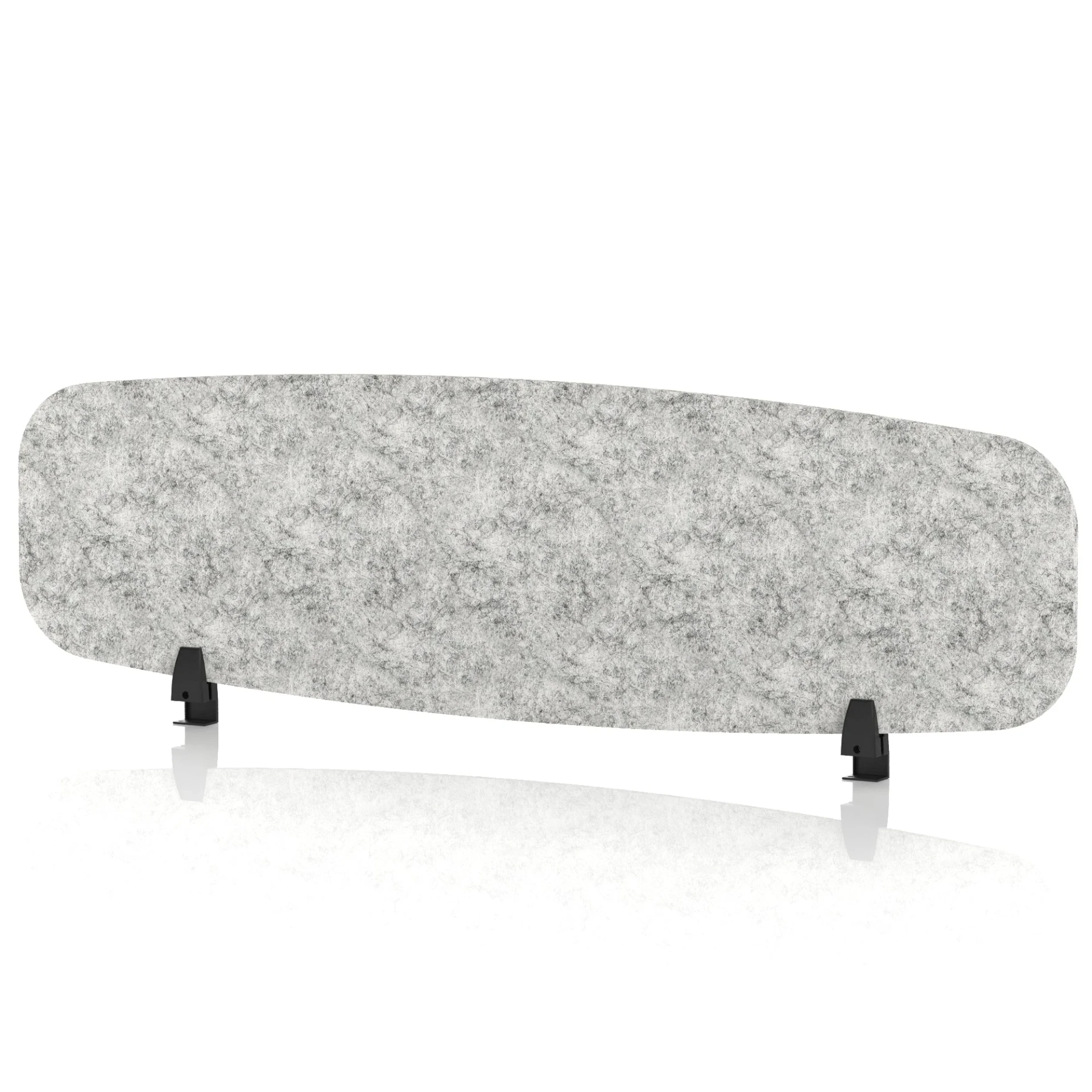 Sch! Oblong Acoustic Desk Screen in Recycled PET Felt