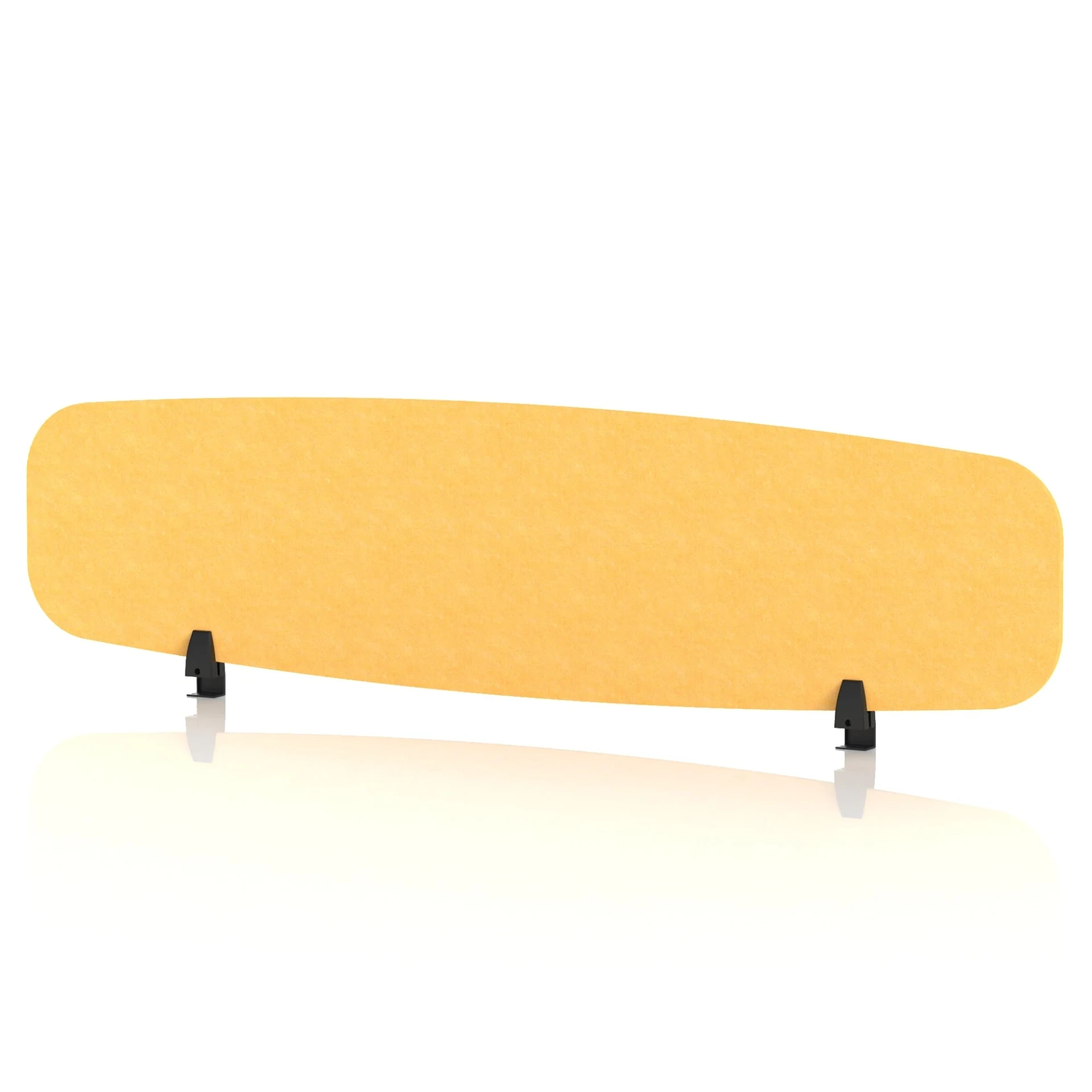 Sch! Oblong Acoustic Desk Screen in Recycled PET Felt