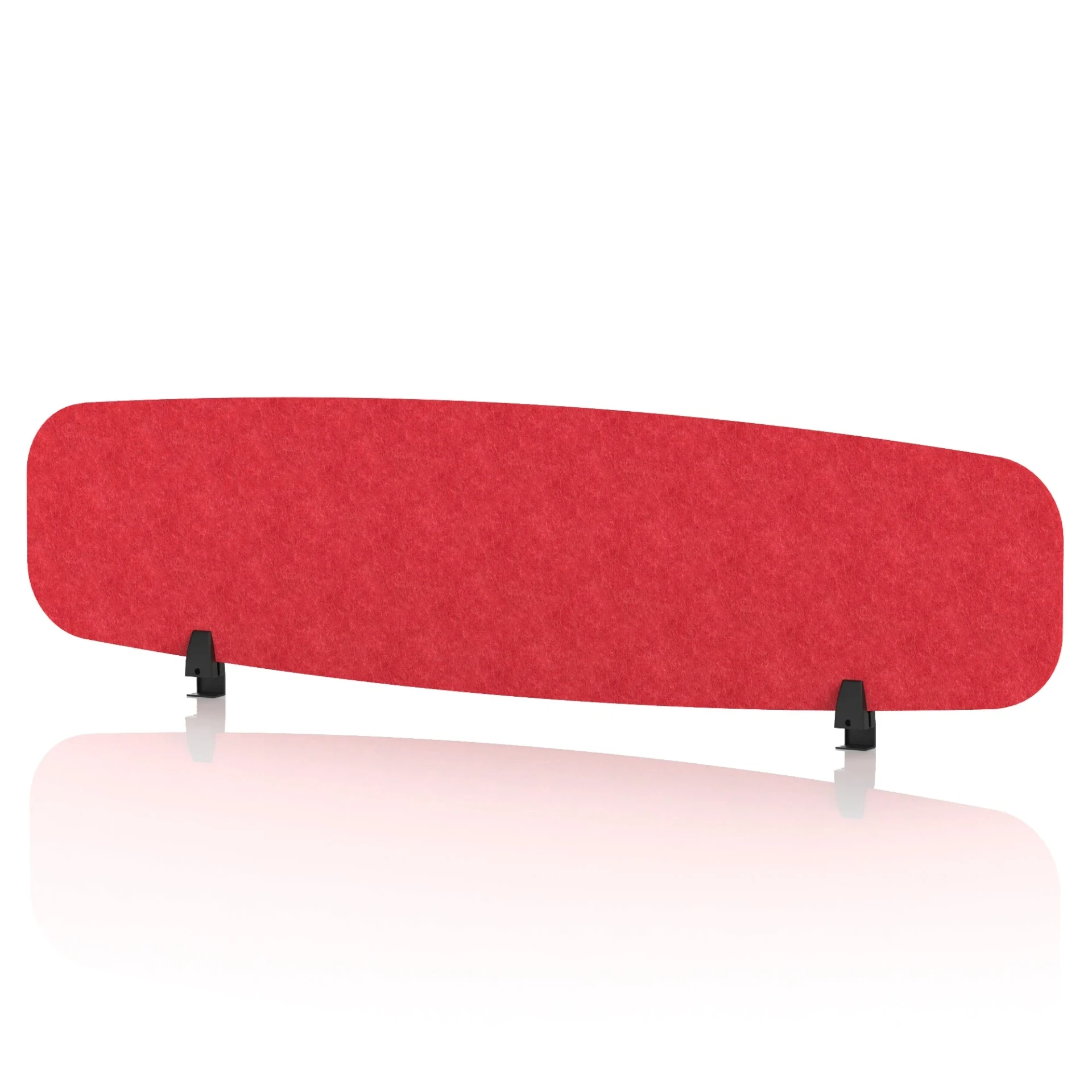 Sch! Oblong Acoustic Desk Screen in Recycled PET Felt