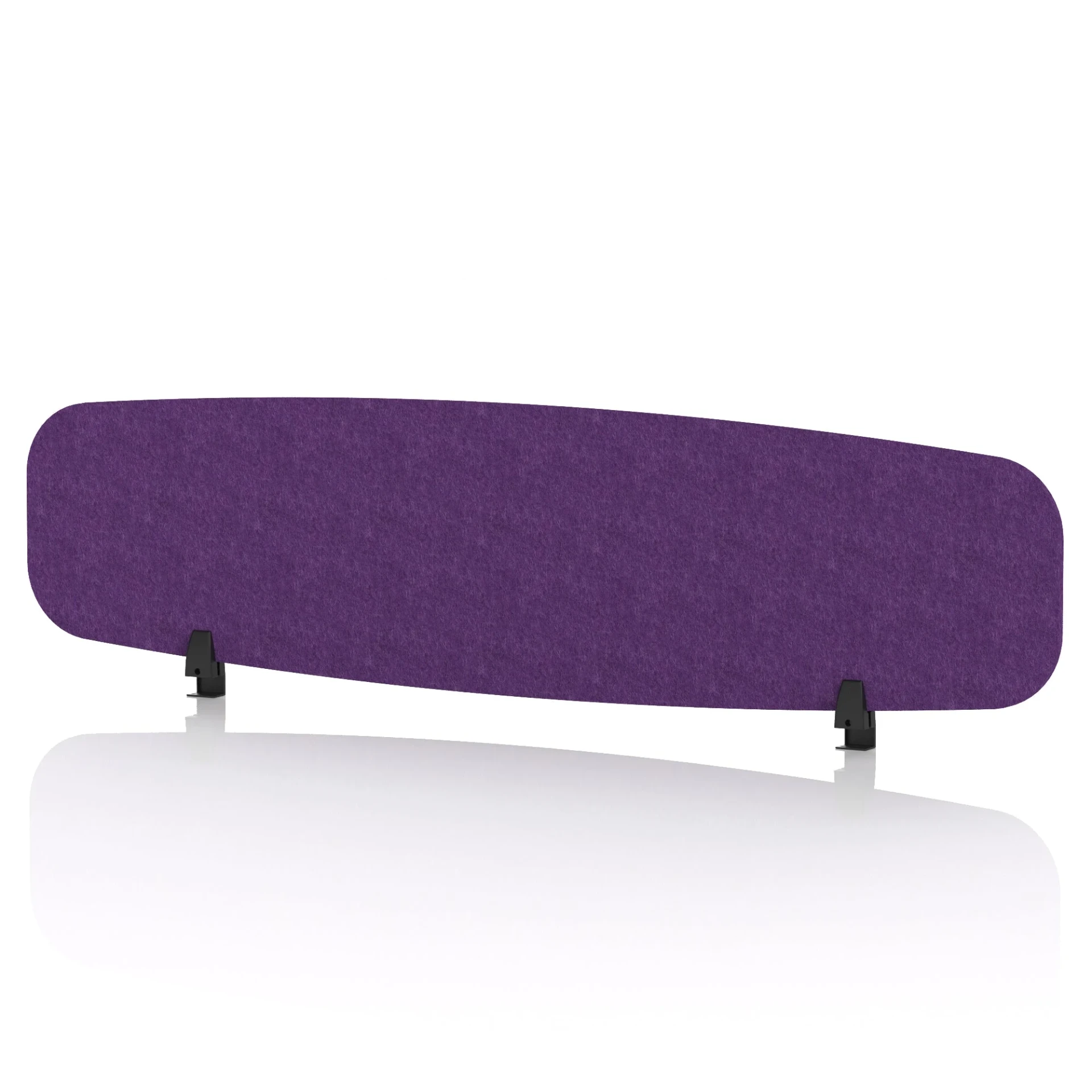Sch! Oblong Acoustic Desk Screen in Recycled PET Felt