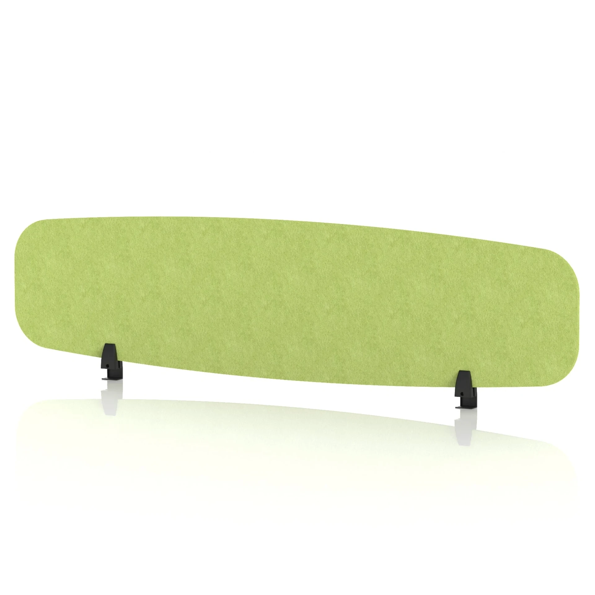 Sch! Oblong Acoustic Desk Screen in Recycled PET Felt