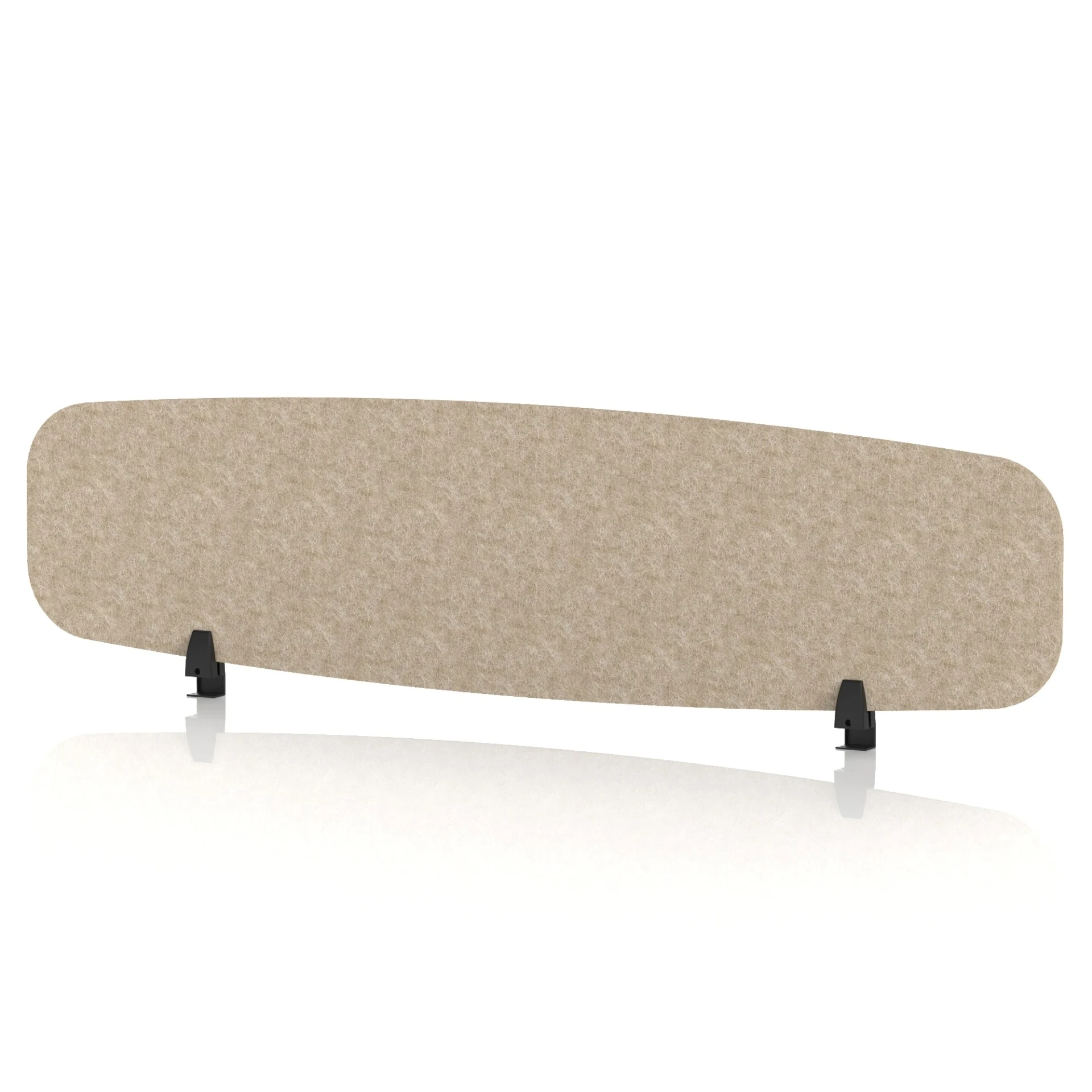 Sch! Oblong Acoustic Desk Screen in Recycled PET Felt