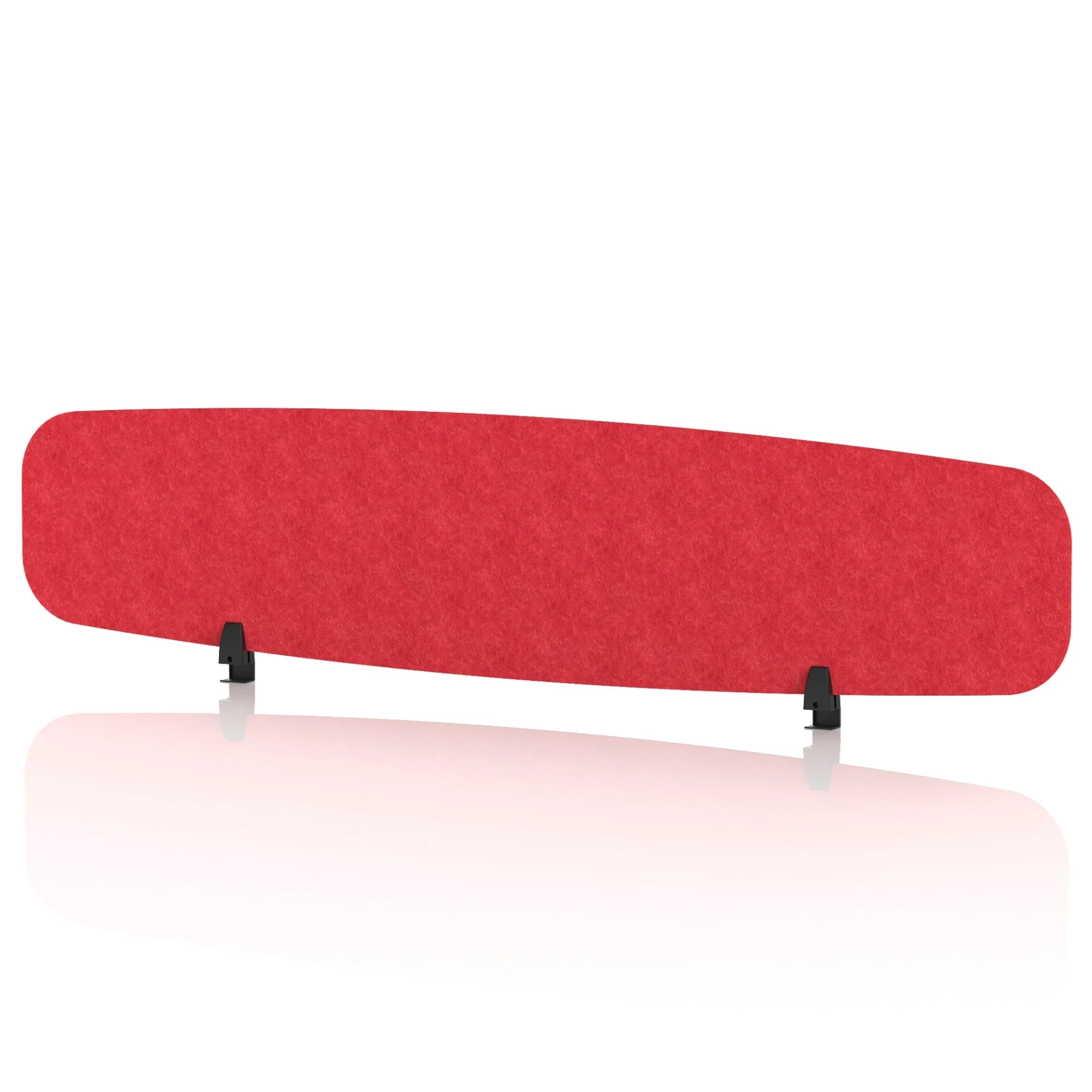 Sch! Oblong Acoustic Desk Screen in Recycled PET Felt