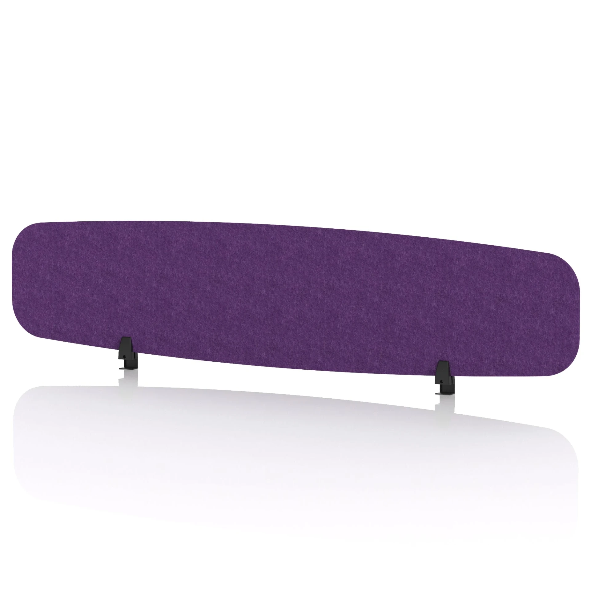 Sch! Oblong Acoustic Desk Screen in Recycled PET Felt
