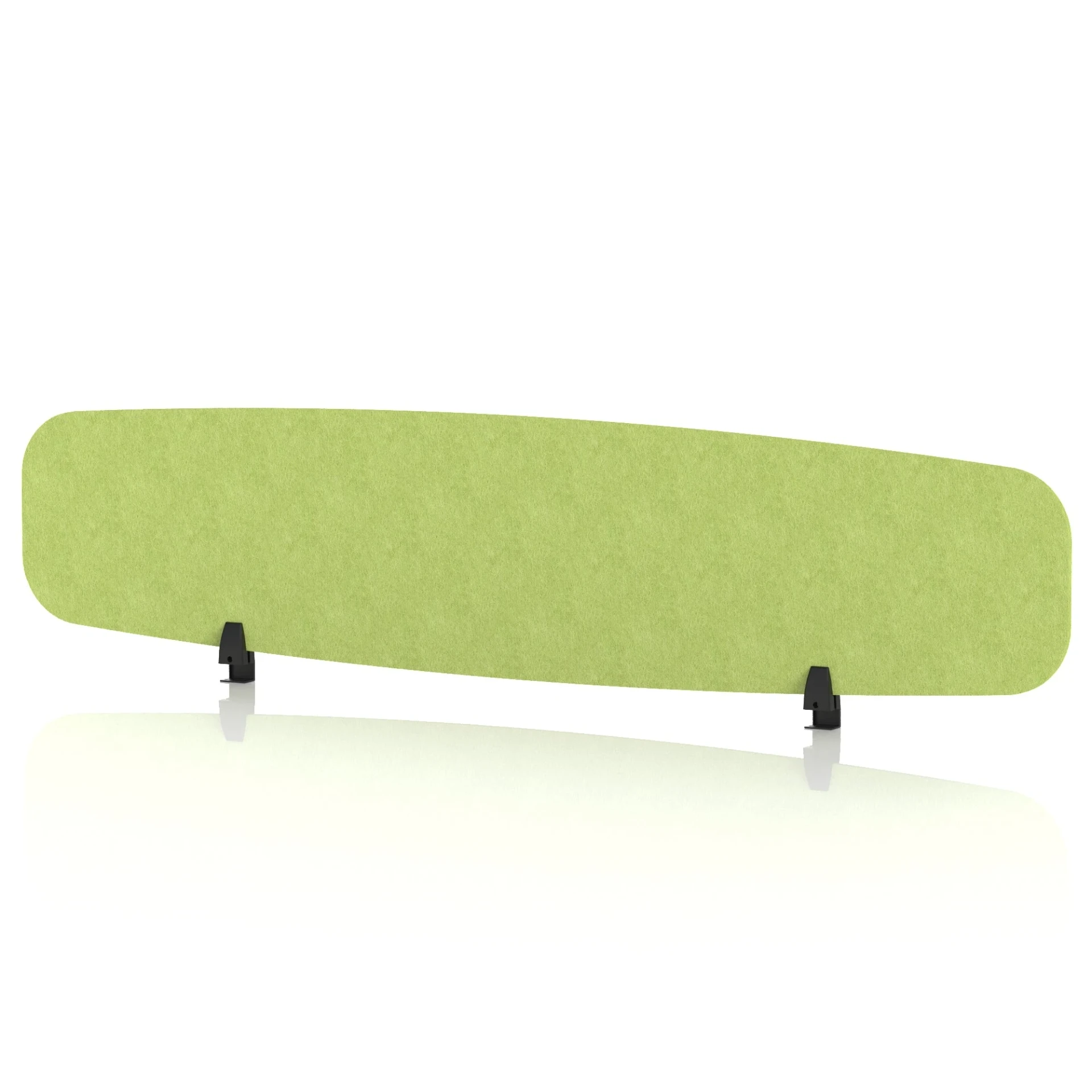 Sch! Oblong Acoustic Desk Screen in Recycled PET Felt
