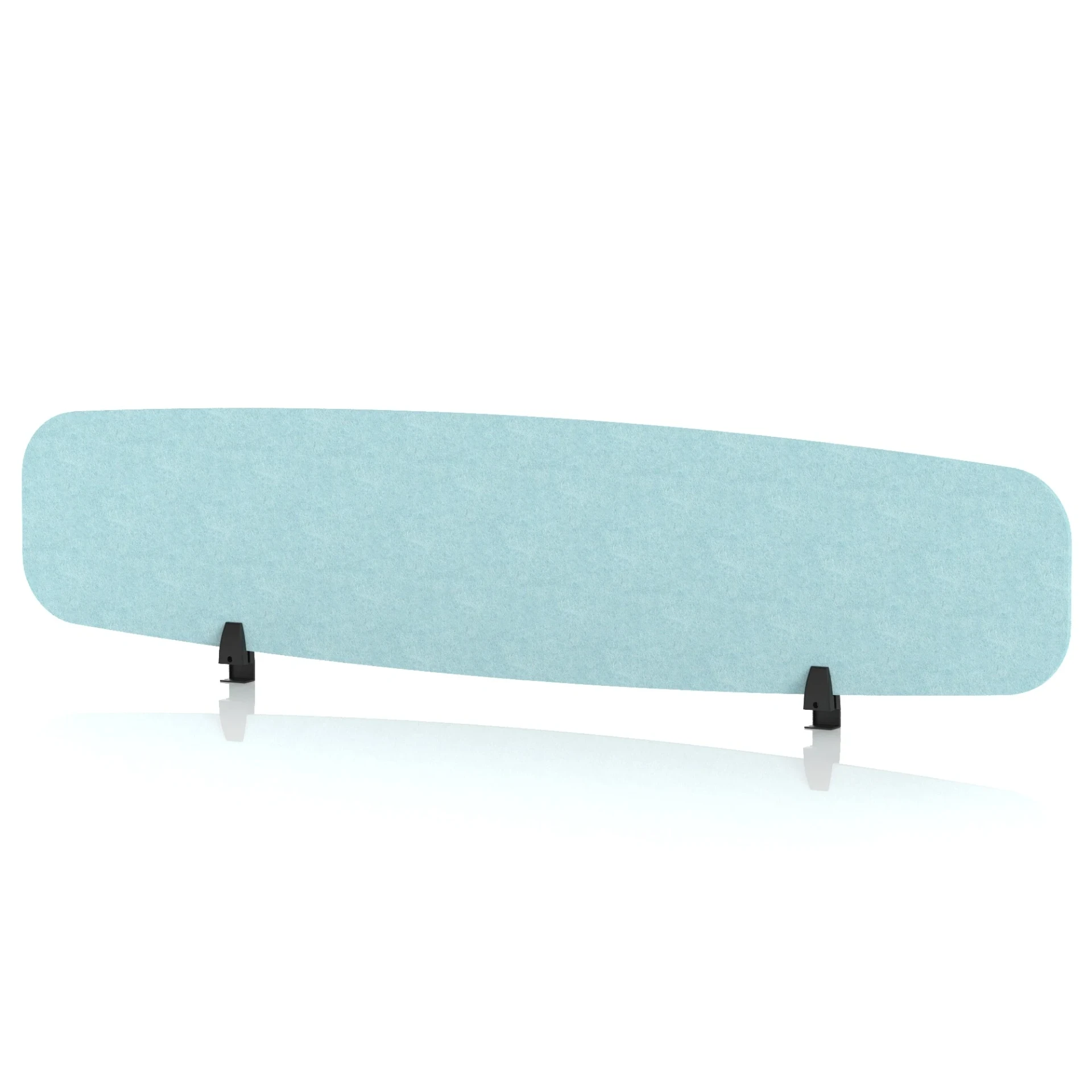 Sch! Oblong Acoustic Desk Screen in Recycled PET Felt