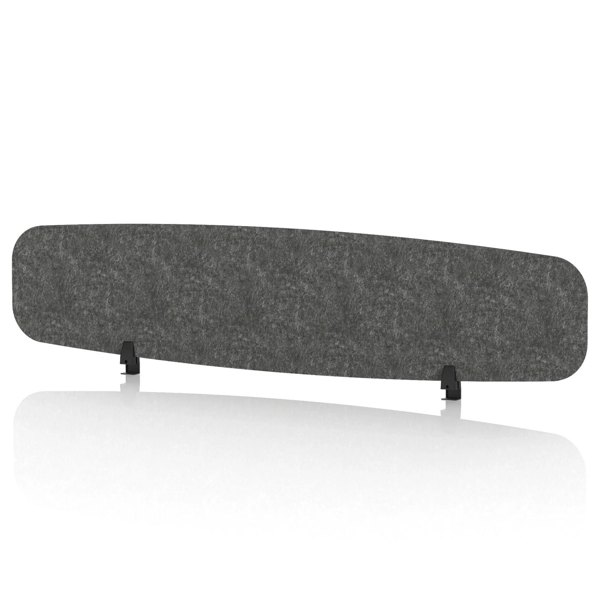 Sch! Oblong Acoustic Desk Screen in Recycled PET Felt