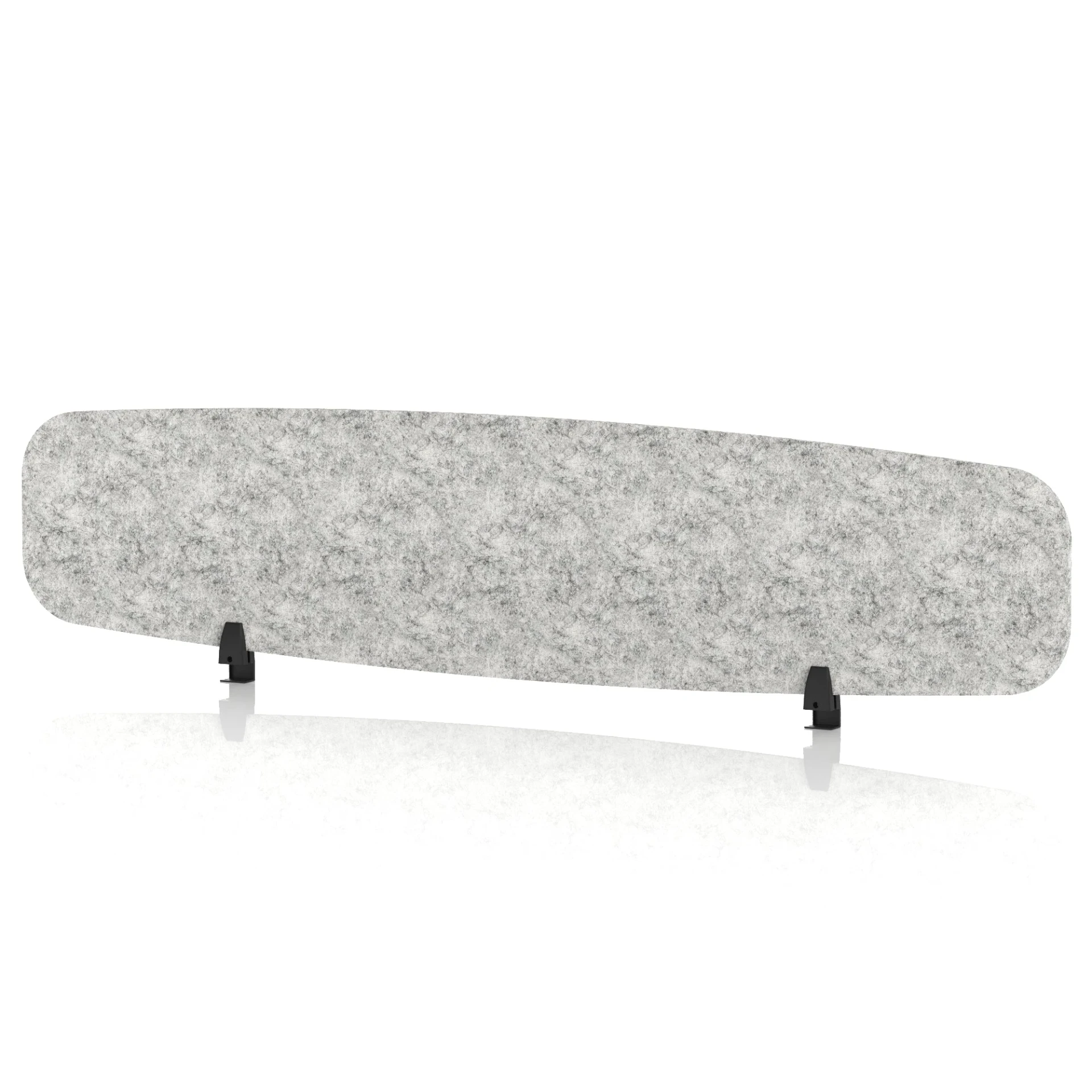 Sch! Oblong Acoustic Desk Screen in Recycled PET Felt