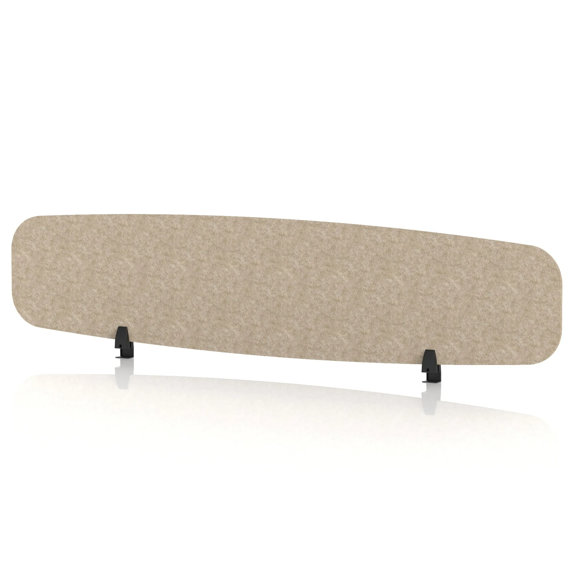 Sch! Oblong Acoustic Desk Screen in Recycled PET Felt