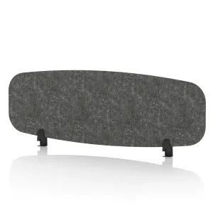 Sch! Oblong Acoustic Desk Screen in Recycled PET Felt