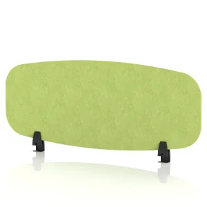 Sch! Oblong Acoustic Desk Screen in Recycled PET Felt