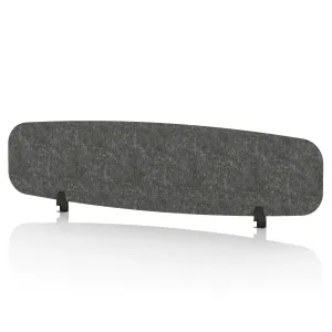 Sch! Oblong Acoustic Desk Screen in Recycled PET Felt