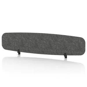 Sch! Oblong Acoustic Desk Screen in Recycled PET Felt