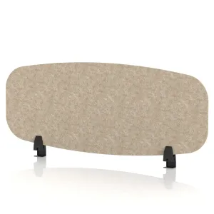 Sch! Oblong Acoustic Desk Screen in Recycled PET Felt