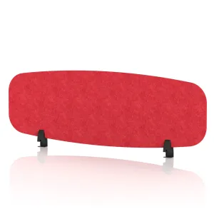 Sch! Oblong Acoustic Desk Screen in Recycled PET Felt