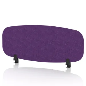 Sch! Oblong Acoustic Desk Screen in Recycled PET Felt