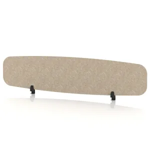 Sch! Oblong Acoustic Desk Screen in Recycled PET Felt