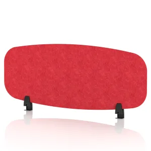 Sch! Oblong Acoustic Desk Screen in Recycled PET Felt