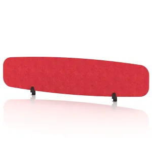 Sch! Oblong Acoustic Desk Screen in Recycled PET Felt