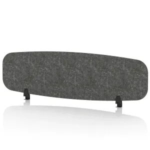Sch! Oblong Acoustic Desk Screen in Recycled PET Felt