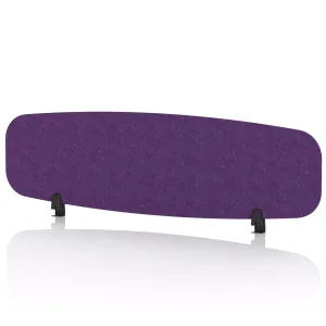Sch! Oblong Acoustic Desk Screen in Recycled PET Felt