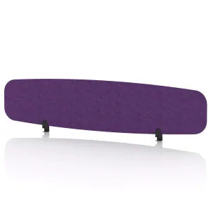 Sch! Oblong Acoustic Desk Screen in Recycled PET Felt