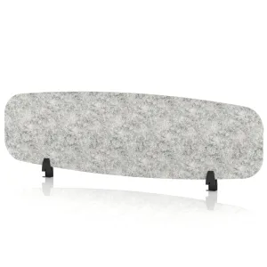 Sch! Oblong Acoustic Desk Screen in Recycled PET Felt
