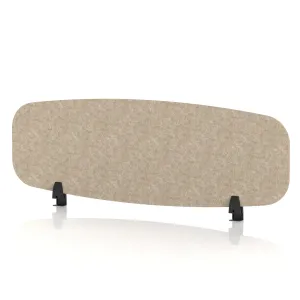 Sch! Oblong Acoustic Desk Screen in Recycled PET Felt