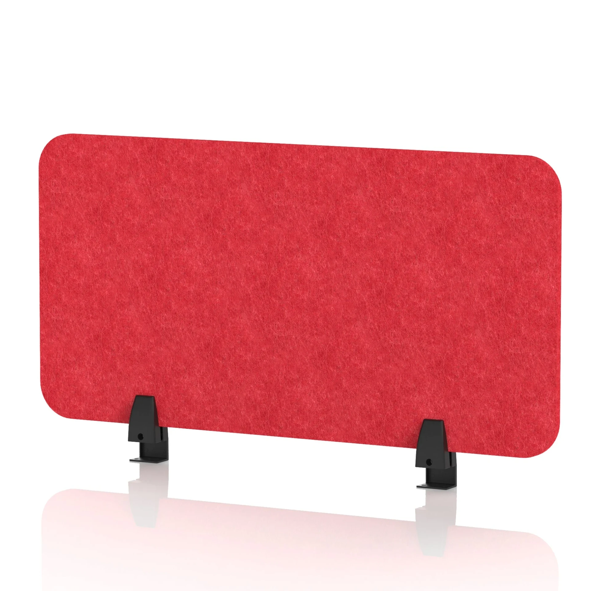 Sch! Rectangular Acoustic Desk Screen in Recycled PET Felt