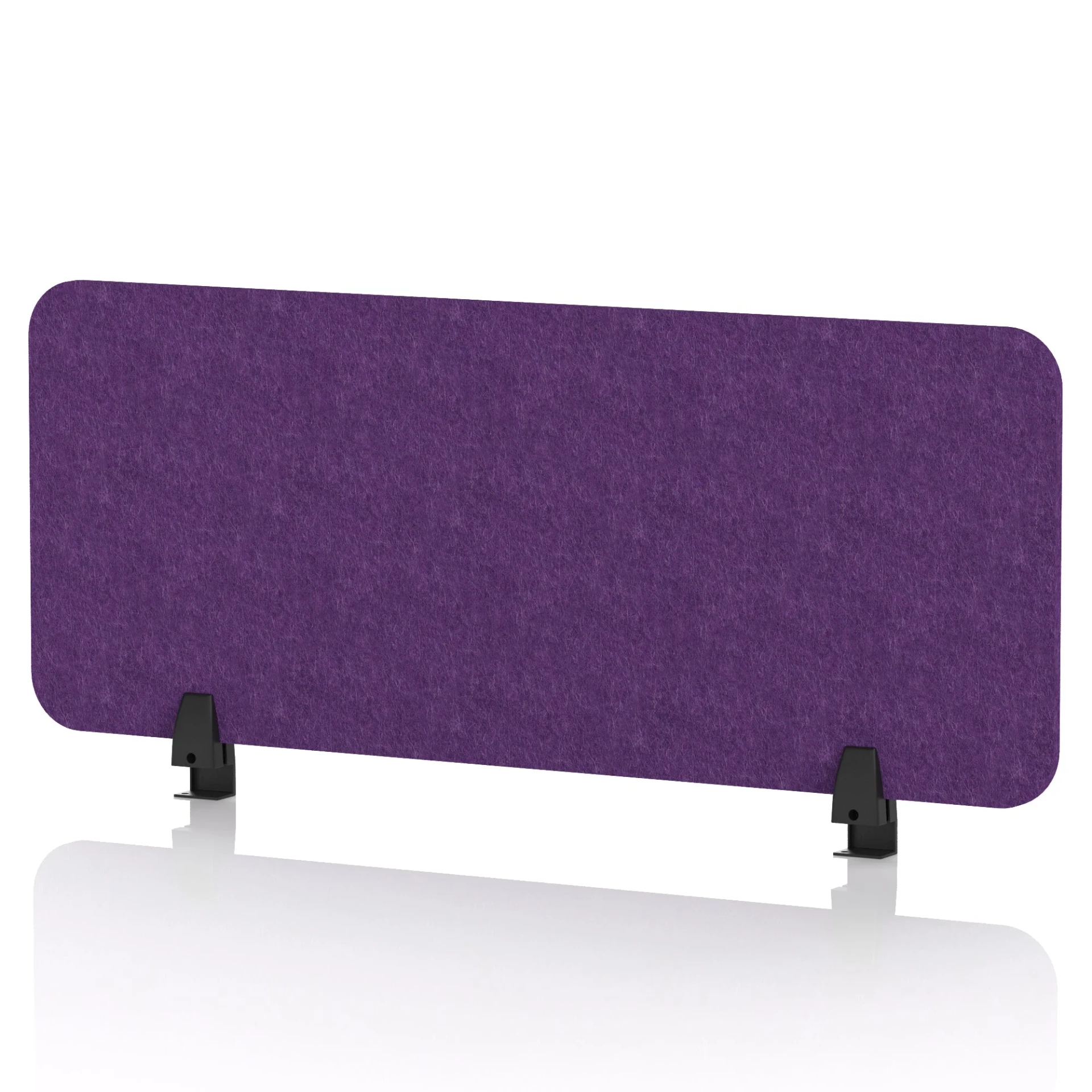Sch! Rectangular Acoustic Desk Screen in Recycled PET Felt