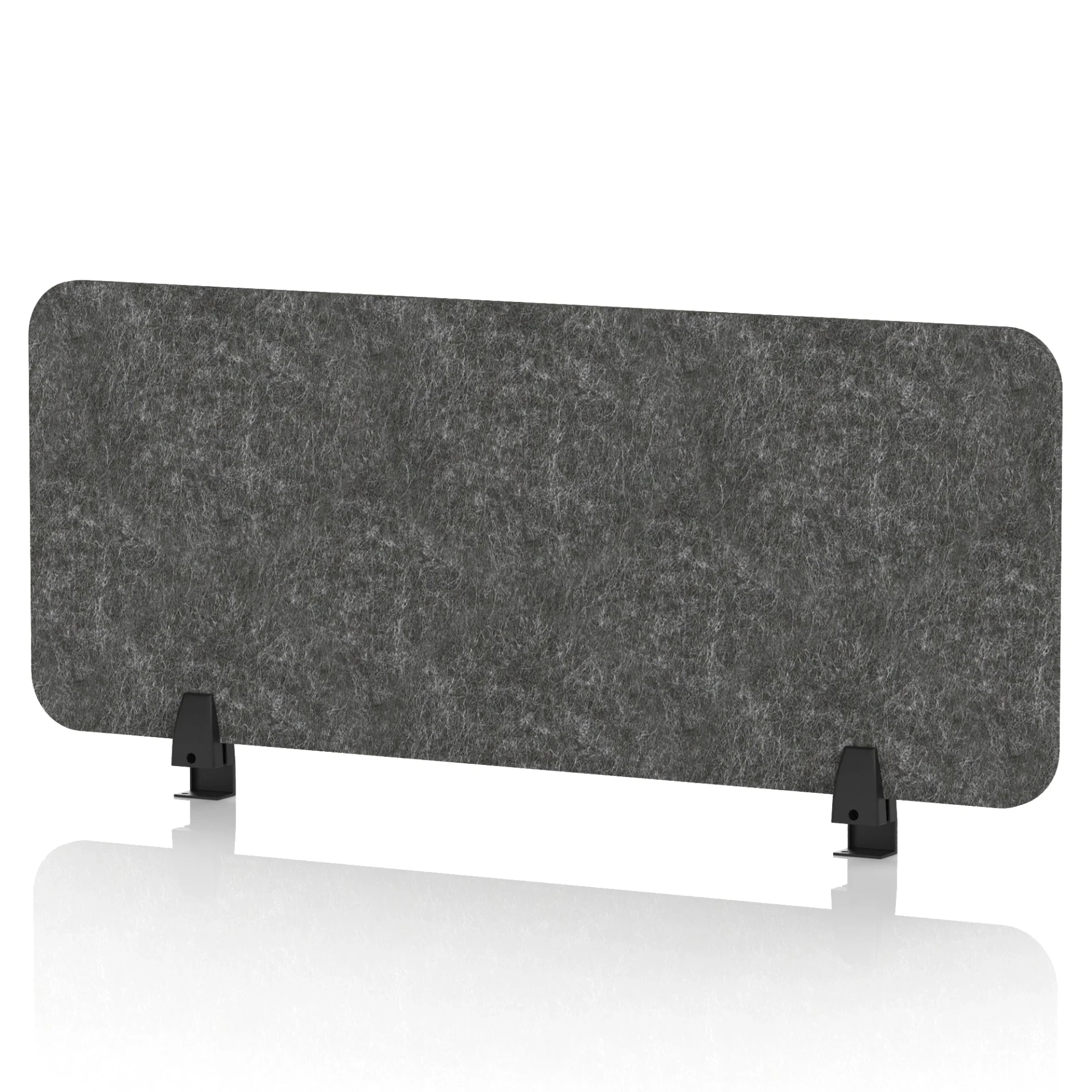 Sch! Rectangular Acoustic Desk Screen in Recycled PET Felt
