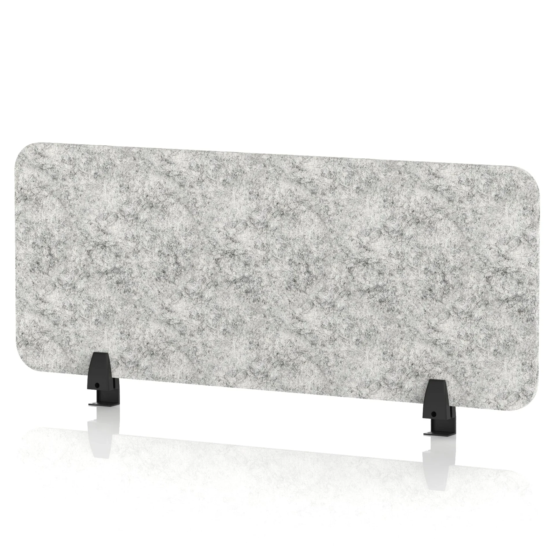 Sch! Rectangular Acoustic Desk Screen in Recycled PET Felt