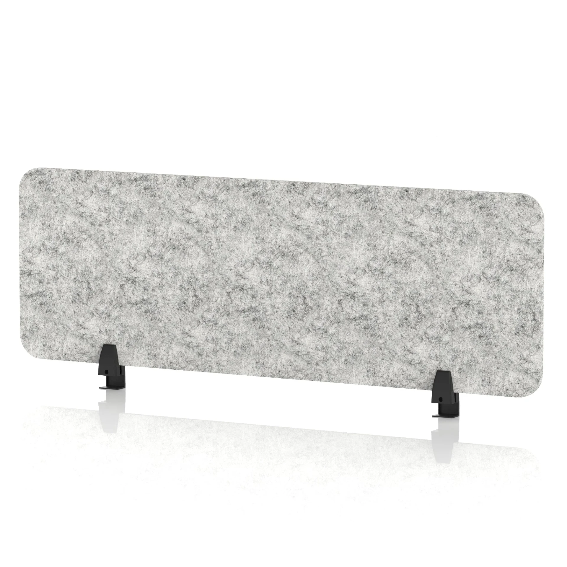Sch! Rectangular Acoustic Desk Screen in Recycled PET Felt
