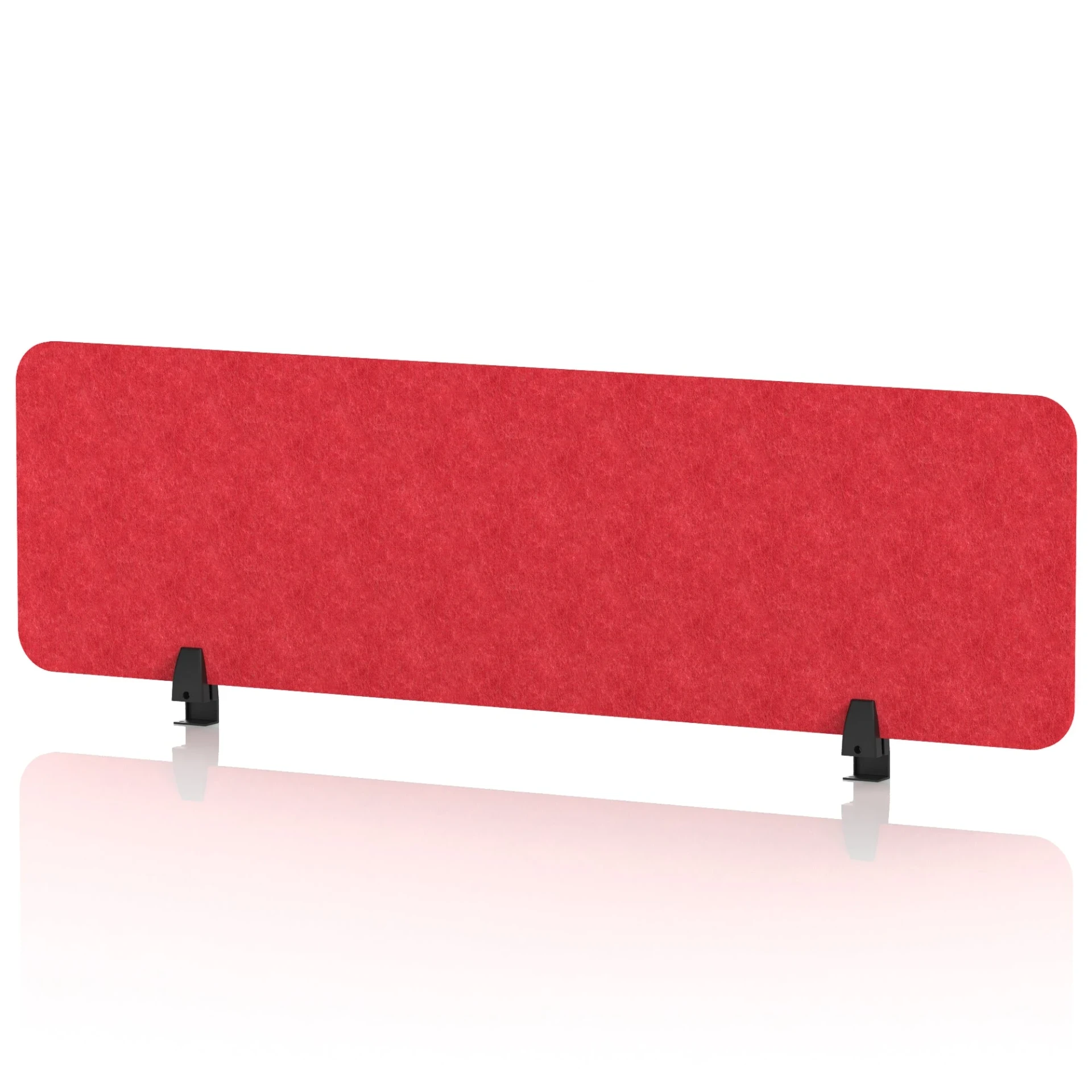 Sch! Rectangular Acoustic Desk Screen in Recycled PET Felt