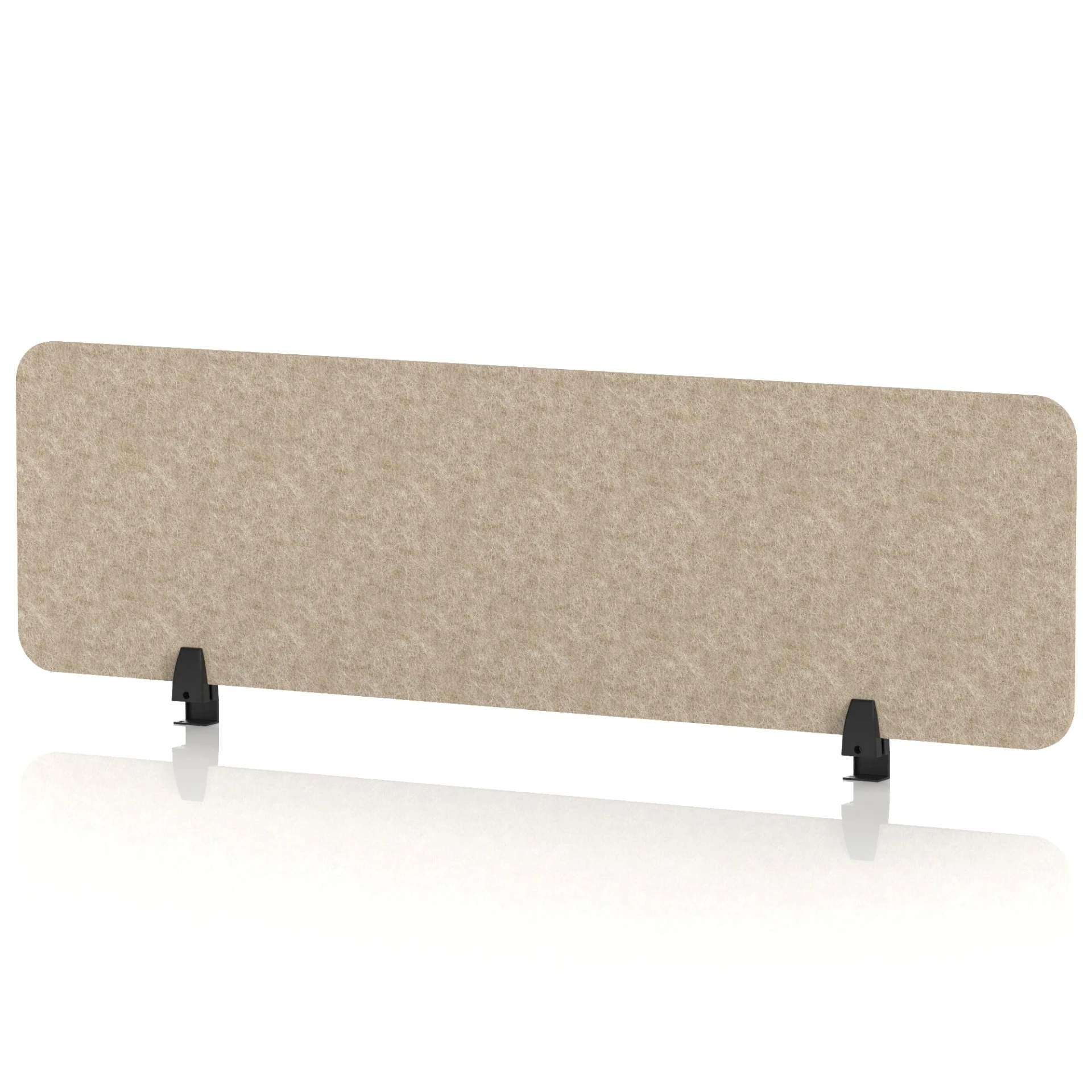 Sch! Rectangular Acoustic Desk Screen in Recycled PET Felt