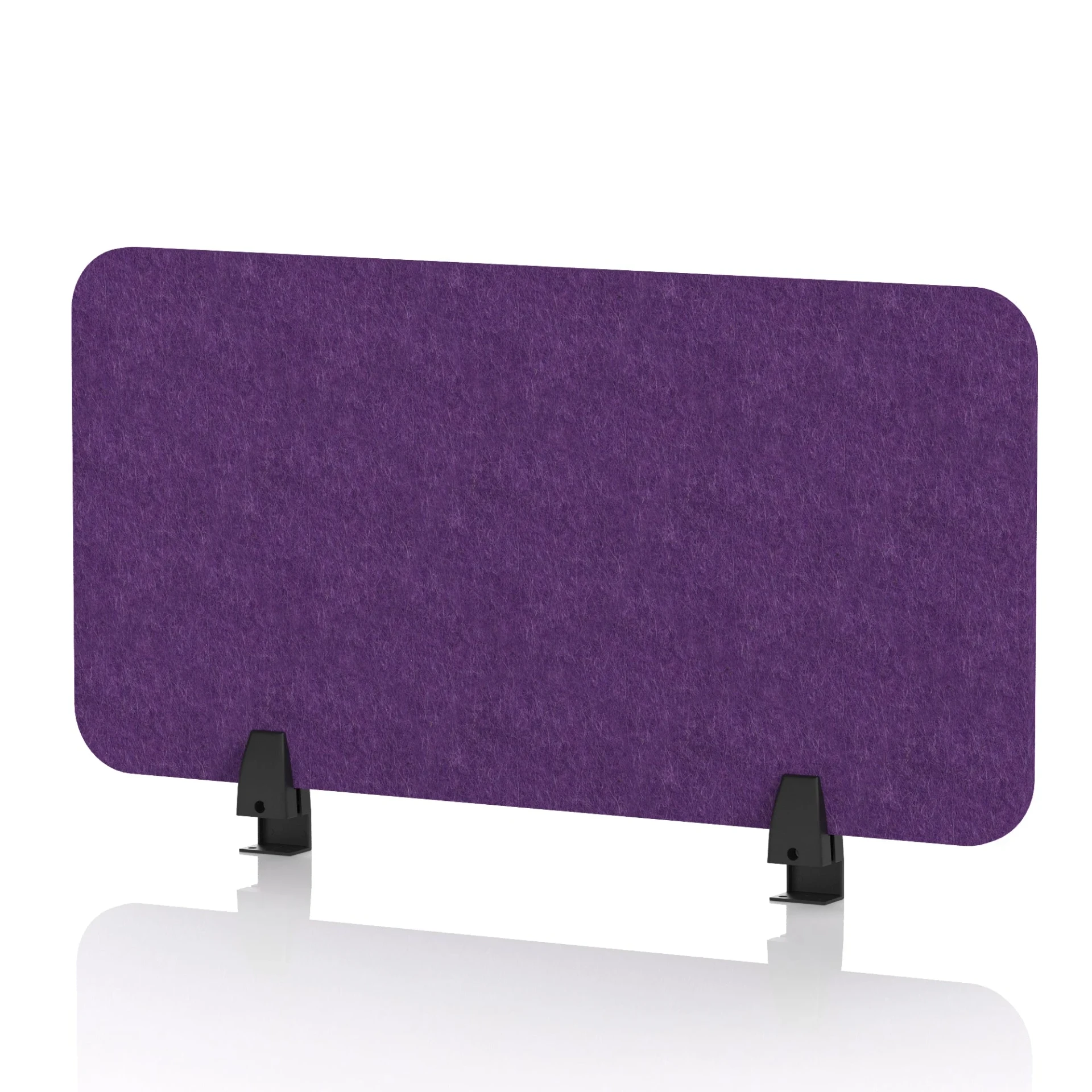 Sch! Rectangular Acoustic Desk Screen in Recycled PET Felt