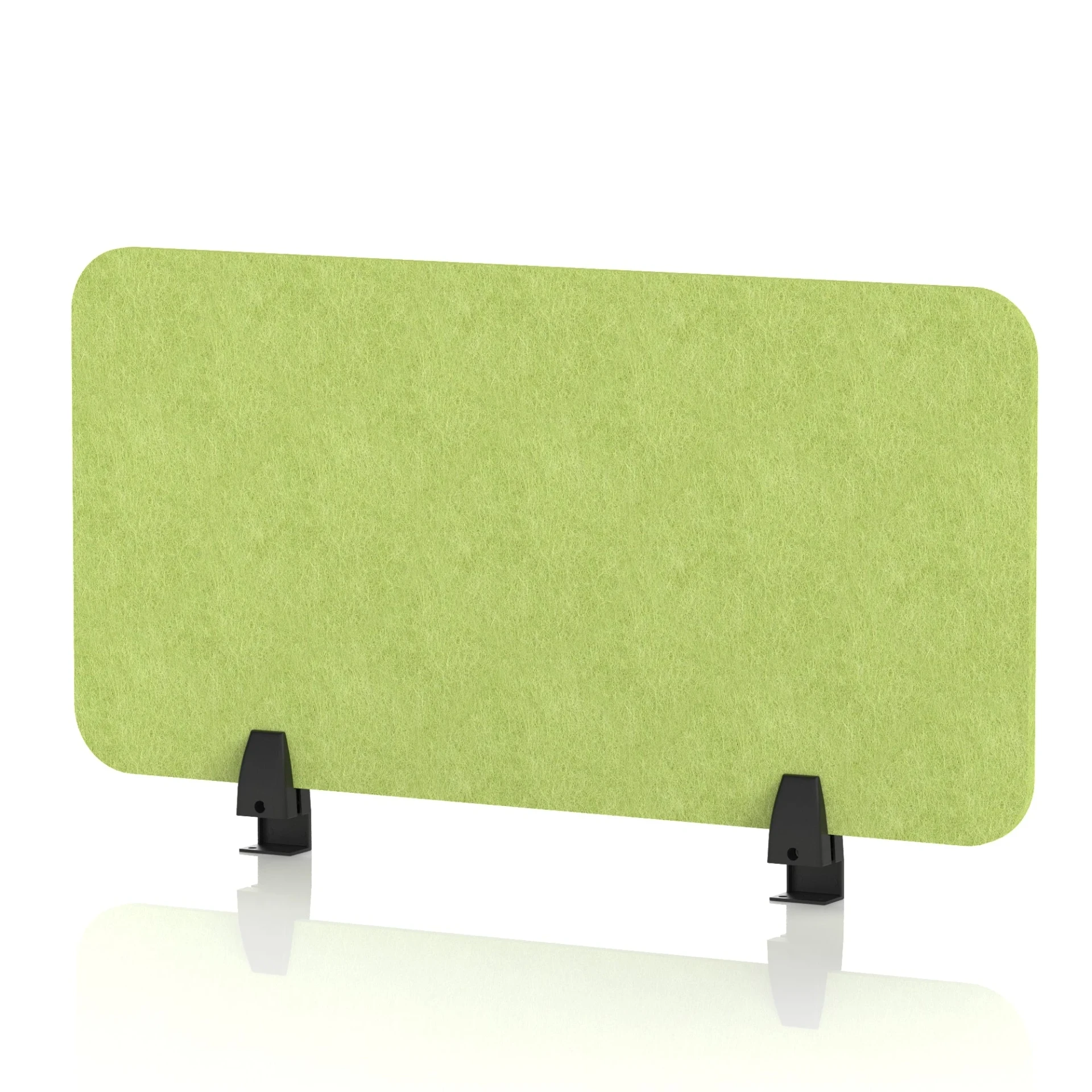 Sch! Rectangular Acoustic Desk Screen in Recycled PET Felt