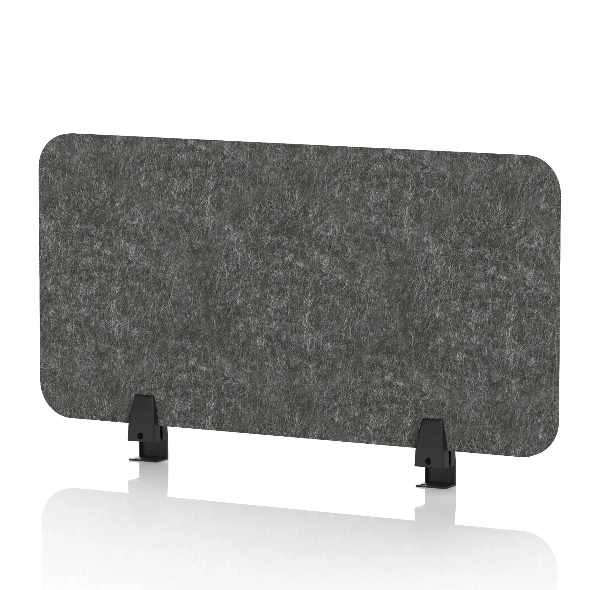Sch! Rectangular Acoustic Desk Screen in Recycled PET Felt