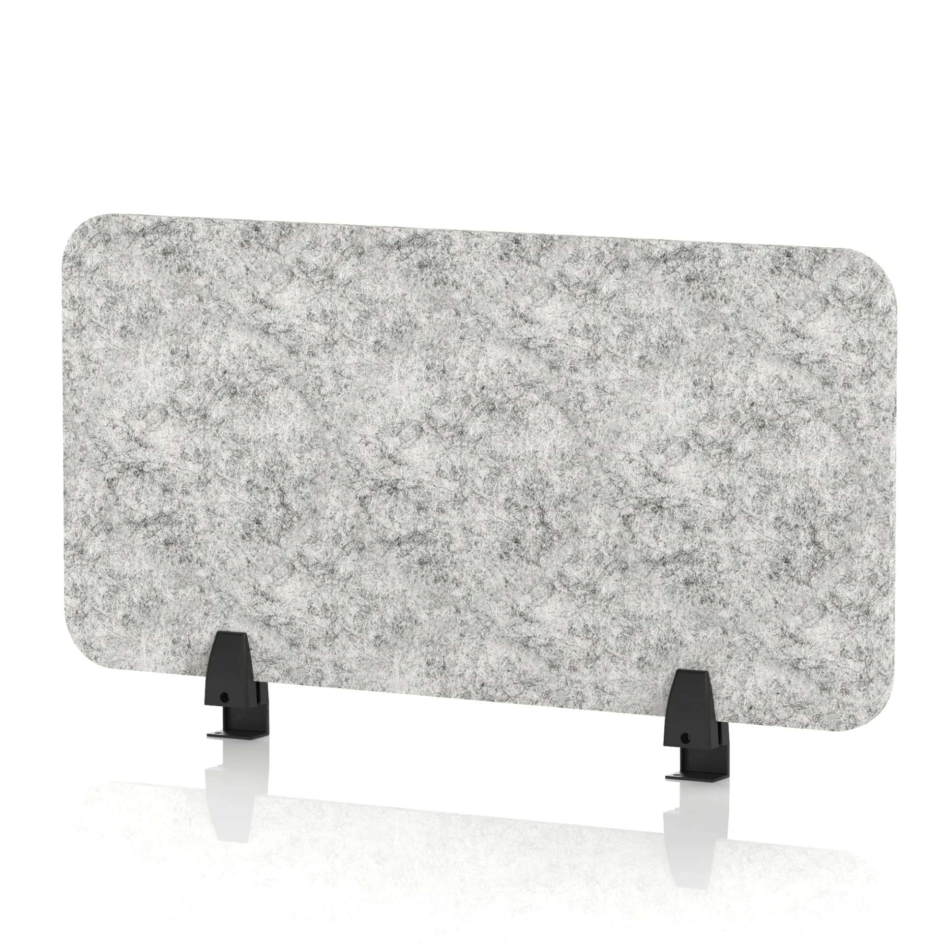 Sch! Rectangular Acoustic Desk Screen in Recycled PET Felt