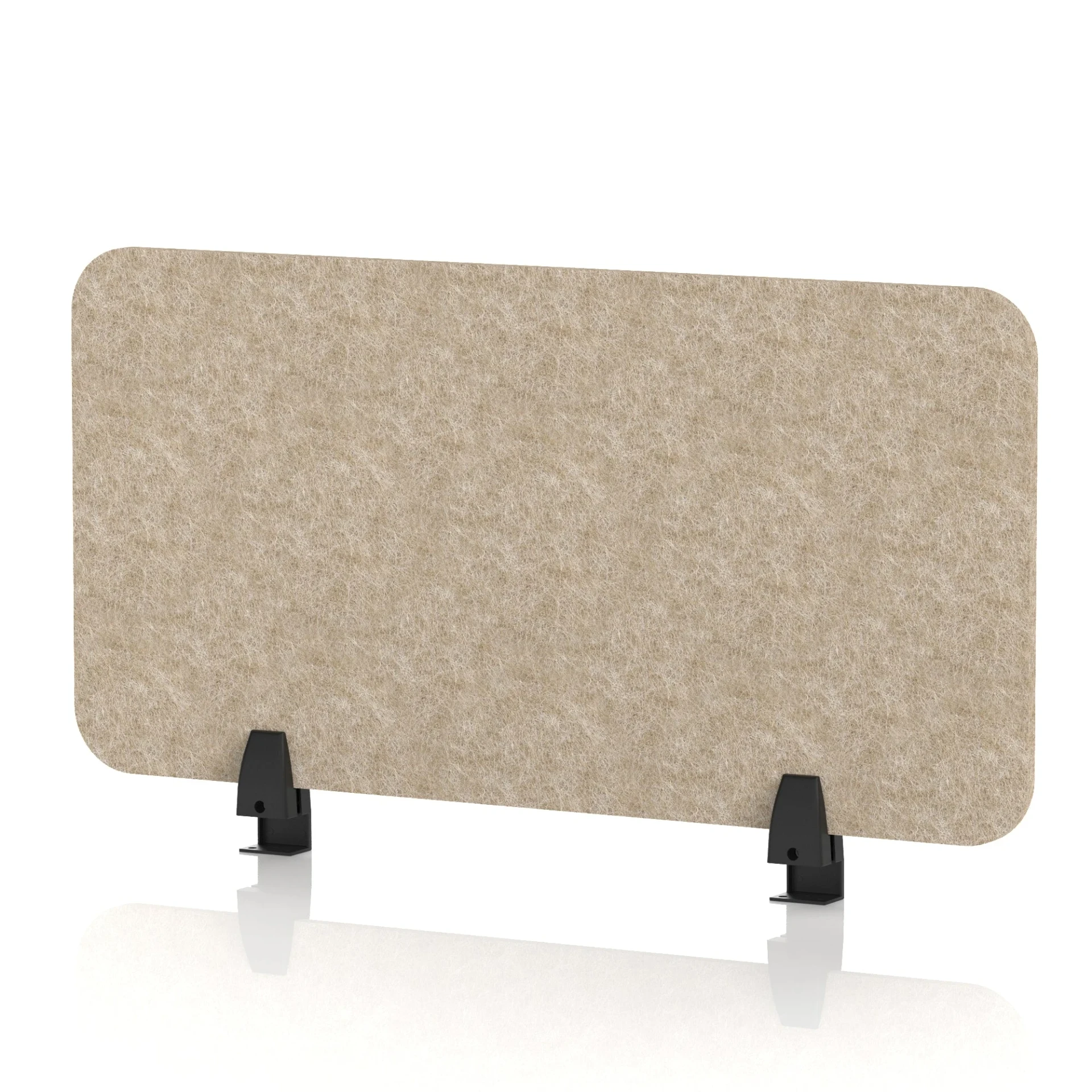 Sch! Rectangular Acoustic Desk Screen in Recycled PET Felt