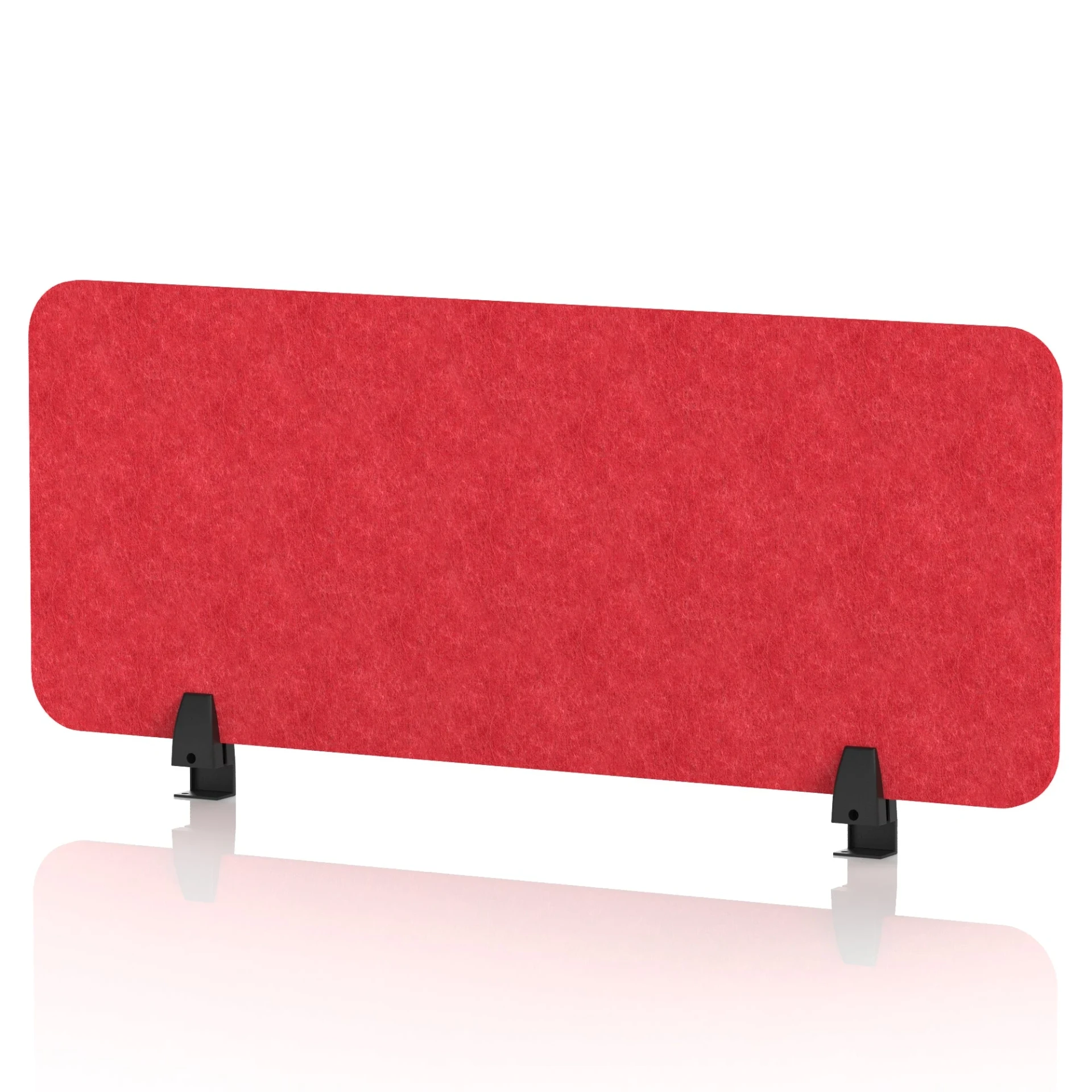 Sch! Rectangular Acoustic Desk Screen in Recycled PET Felt