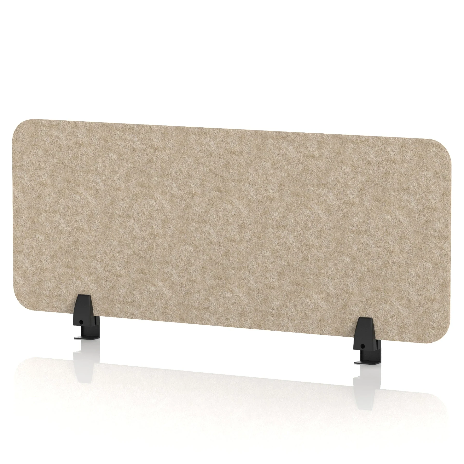 Sch! Rectangular Acoustic Desk Screen in Recycled PET Felt