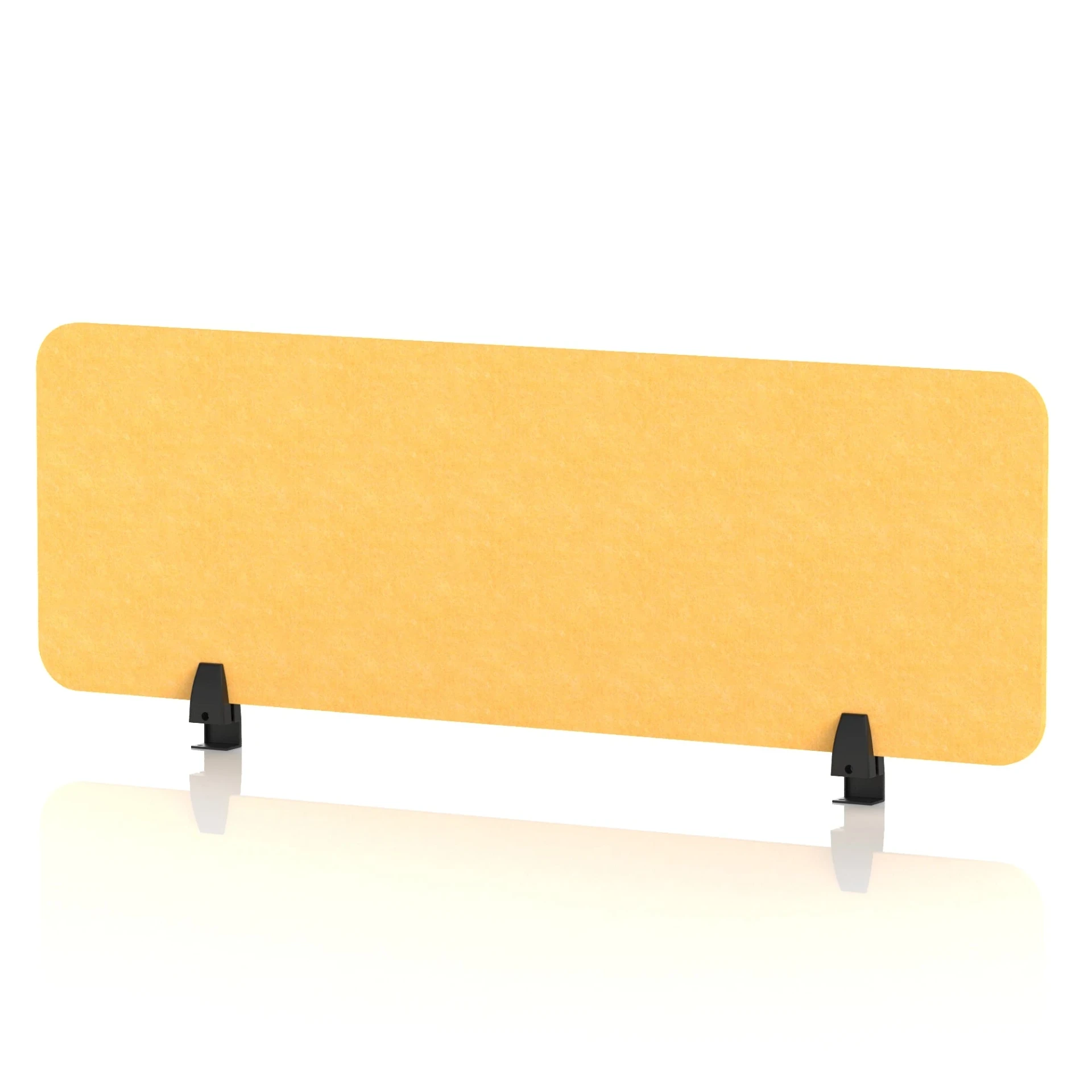 Sch! Rectangular Acoustic Desk Screen in Recycled PET Felt