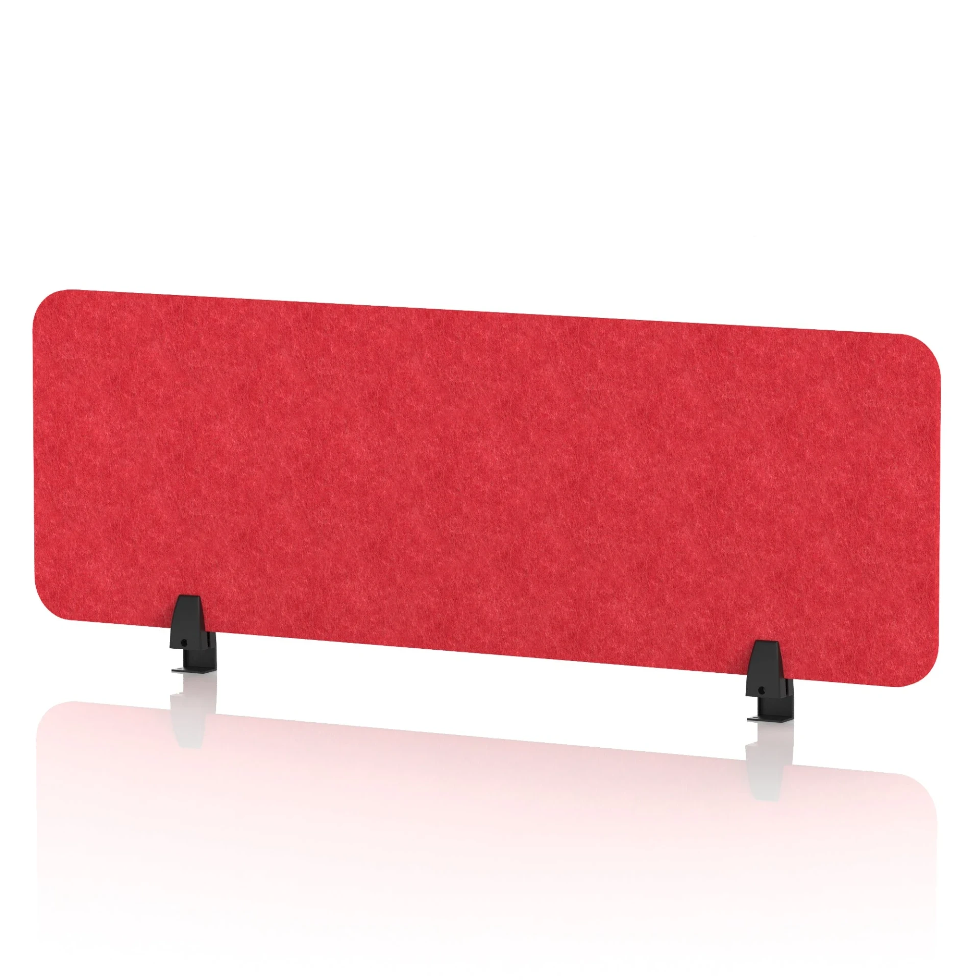 Sch! Rectangular Acoustic Desk Screen in Recycled PET Felt