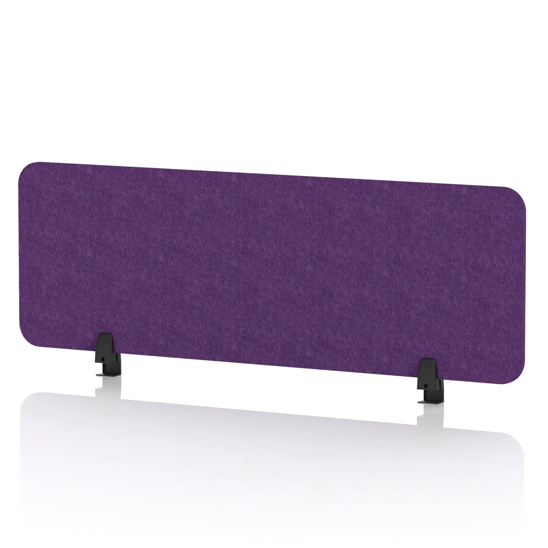 Sch! Rectangular Acoustic Desk Screen in Recycled PET Felt